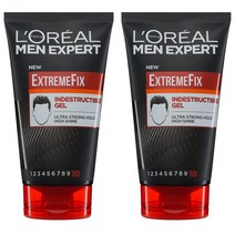 Loreal Men Expert ExtremeFix Indestructible Gel 로레알 맨 엑스퍼트 익스트림픽스 헤어 젤 150ml 2팩
