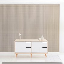 Sunshine 2단 서랍장 와이드 폭넓은 서랍 수납서랍장 보관함 서랍정리함 1200, 메이플