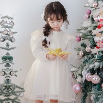 [에리쏭] 플라워 자수 아기 여아 샤 원피스 공주드레스 자매룩 행사룩 생일 조카선물 화동 드레스