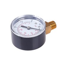 수압계 연료 공기 오일 가스 물 오일 가스 측정 위한 직경 압력계 저압, 0 - 180psi