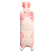 가팡 귀여운 바디필로우 캐릭터 롱쿠션 70cm, 핑크토끼, 핑크토끼