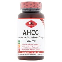 올림피안 랩스 AHCC 표고버섯균사체ahcc 750mg 30캡슐
