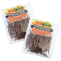 명품돼지귀 컷 500g 2팩 대용량 자연껌 자연식