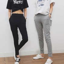 엘핏스타일 슬림 일자핏 조거 밴딩팬츠 [제작08]