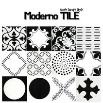 중앙데코 95x95 북유럽 핸드메이드 타일 (벽 바닥타일), 03-02모데르느 10장묶음(랜덤발송), 1개