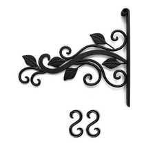 넝쿨잎 걸이대 블랙 단조 돌출 간판 화면 걸이대. 단조간판 $+0A59BD