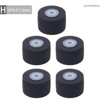 Shell & Body Parts 5pcs 카트리지 라디오 롤러 테이프 레코더 압력 카세트 벨트 풀리 플레이어, H