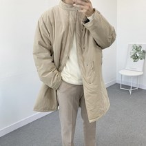 남자 개파카 오버핏 롱 패딩 야상 M65 겨울 점퍼