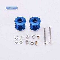 강아지낮은유모차 95423 라이트 더블 알루미늄 롤러 타미야 미니 4WD 모델 예비 2 Lot, 1.Blue