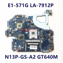 노트북메인보드 NBRZP11001 Q5WVH LA-7912P ACER V3-571 V3-571G E1-571 E1-571G HM77 GT640M N13P-GS-A2 노트북 마더