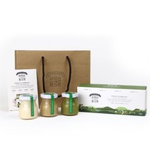 제주 하양한 수제밀크잼세트(우유+홍차+녹차)