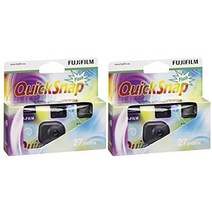 Fujifilm 7130786 QuickSnap 400 Disposable Flash Camera (Pack of 2), 1