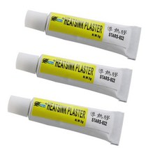 실리콘 서멀 고열 내열 구리스 오일 123pcs 5g 열 페이스트 전도성 방열판 석고 점성 접착 접착제 칩 vga ram led ic 쿨러 라디에이터 냉각, 3개