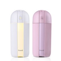 프롬비 워터캡슐 휴대용 무선 미니가습기 화이트, FA126(화이트)