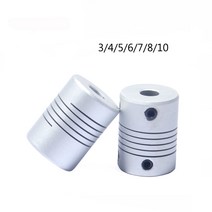 4pcs CNC D19L25 모터 턱 샤프트 커플러 3mm 10mm 유연한 커플 링 OD 19x25mm 도매 Dropshipping 3/4/5/6/7/8/10mm|축 커플링|, 단일, 1개, 4 x 6