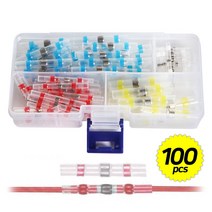 _ 상품명열수축커넥터 100pcs TX-01 슬리브 수축튜브 오색선