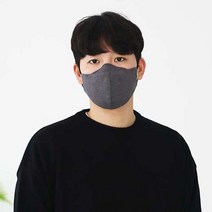 나록스 프리미엄라이트 빨아쓰는 나노필터 패션마스크 L