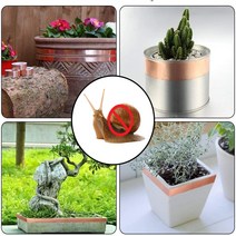 구리 호일 동박 전도성 차폐 테이프가 있는 구리 호일 달팽이 얼룩 유리 10M 20M 25M 가전 제품 DIY, 03 4mm_03 25 메터