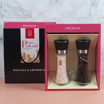 히말라야 핑크 솔트+통후추 그라인더 2종 선물세트 결혼식 돌 잔치 조의 조문 장례식 답례품 설 추석 명절 선물셋트 소금, 프리미엄2종세트, 없음