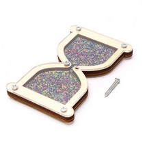 재미있는 보드게임1Pc DIY 액세서리 몬테소리 완구 아기 바쁜 보드 키즈 우드 칩 스킬 트레이닝 게임 퍼즐, 08 Busy Board DIY Toys