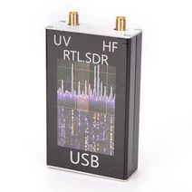 SDR RTL2832 Software-Defined Radio 햄 라디오 수신기 100KHz-1.7GHz 전체 대역 UV HF - USB 튜너 수신기 USB 동글 u R820t2, 한개옵션0