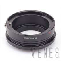 Vens For Alpa - M4/3 PRO 렌즈 어댑터 슈트 용 마이크로 포 서드 4/3 카메라 파나소닉 GX9 GX85 GX1
