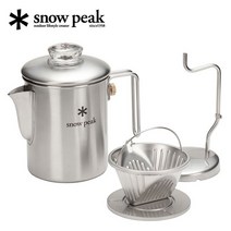 스노우피크주전자세트 스노우 피크 필드 커피 마스터 snow peak PR-880 세트 포트 드립 캠프 아웃도어 463072