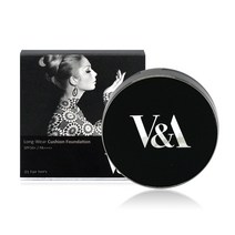 V&A 브이엔에이 롱 웨어 쿠션 파운데이션 화장품 쿠션 에어쿠션 묻어나지않는쿠션 뉴트럴 베이지 페어 아이보리, 02 뉴트럴베이지, 1개