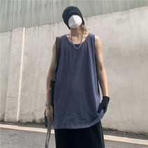 Z3JC 남성 민소매 빅사이즈 여름 루즈핏 무지 캐주얼 남성런닝