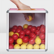 옆면투명 추첨함 25cm 조립식 투명 케이스 응모함