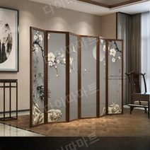 현대식 호텔 병풍 칸막이 고급진 병풍 파티션 인테리어 소품 거실 현대식 병풍, 아미 그린 A-040