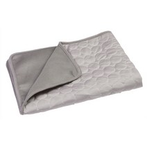 개 매트 냉각 여름 얼음 실크 패드 매트 개 고양이 담요 소파 통기성 애완 동물 침대 작은 중형 대형 개를위한 여름 빨, 회색, m(63x50cm)