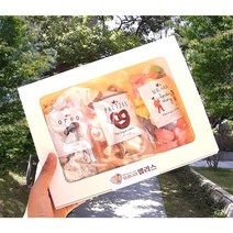 [15시 이전 주문 당일발송] 선물용으로 딱 좋은 1만원 머랭쿠키3종SET(+상자포함) 어린이간식 생일선물 단체선물 설선물, 솜사탕, 바나나, 프레첼