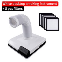 국소배기장치 Luxianzi 220v 탁상 솔더 철 연기 흡수기 led 라이트 esd fume extractor 필터 스크린 흡연 악기, lxz921301cs, 에