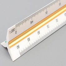 자 15cm 삼각스케일 저배율 자, 기본, 사이즈 30cm 고배율