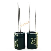 12 개/pcs 400V 15 미크로포맷 고주파 낮은 임피던스 20% RADIAL 알루미늄 전해 커패시터 15000NF