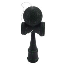 최우식켄다마 켄다마 나무 페인트 kendama 장난감 칼 공 전문 나무 장난감 저글링 볼 게임 장난감, 그린 블랙