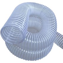 산업용 배관 집진기 PVC 호스 엑셀 파이프 흡입기 부속 연결 설비, 내경50MM1m가격(두께0.8MM)