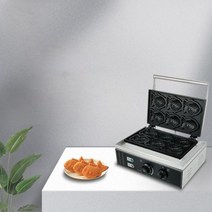 업소용붕어빵기계 전기 미니 도미빵 잉어빵 6구 카페디저트 메이커
