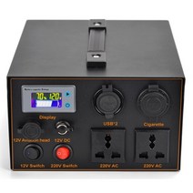 올인원파워뱅크 캠핑 차박 충전식발전기 모바일 발전소 60a 500w 220v12v 리튬 배터리 팩 110v 50a 인버터 야외 캠핑용 충전식, 220v 40ah 500w, 12v