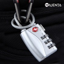MAJENTA 마젠타 여행용 TSA 번호형 와이어 자물쇠