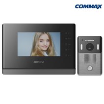 CAV-70Y 화이트 + 현관벨 세트 / 코맥스 비디오폰 / 아파트 인터폰 주택 겸용, CAV-70Y(블랙) + DRC-4Y 기본세트