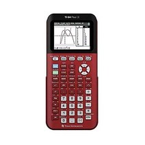 TI-84 Plus CE 컬러 그래프 계산기 화이트, Red