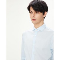 [20SS TNGT 남성]블루 면스판 세미와이드칼라 드레스 셔츠TGSH0E462B1