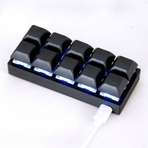 캐드마우스 무소음 10 키 프로그래밍 가능한 매크로 기계식 키보드 지원 Linux Windows MacOS 마이크로 USB, 02 Red switch keyboard, 01 1m cable