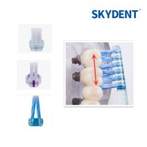 스카이덴트 임플란트 칫솔 A B C 임플란트용 케어 미세모 극미세모 잇솔 잇몸 치주질환 잇몸질환 치솔 SKYDENT, 1개