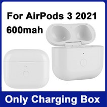 에어팟 프로 블루투스 호환 이어폰 교체 무선 충전 케이스 박스 660mAh 배터리, 2.For Airpods 3, 01 for Airpods 3