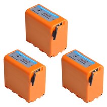 소니 카메라 배터리 batmax 2pcs usb 출력 7800mah np-f960 np-f970 f950 dcr-vx2100 dsr-pd150 dsr-pd170 fdr-ax1, 배터리 3개