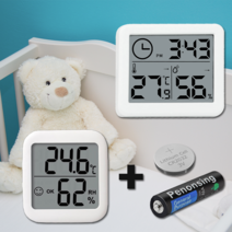 국민 온도계 신생아 트롤리 온습도계 아기 온도습도계 화분 습도계 자석 캠핑 디지털 샤오미, A타입(히키스)