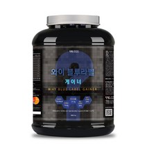 벌크업 헬스 단백질보충제 와이 블루라벨 게이너 4kg 대용량 프로틴 쉐이크, 1개